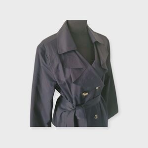 London Fog Navy Trench Coat